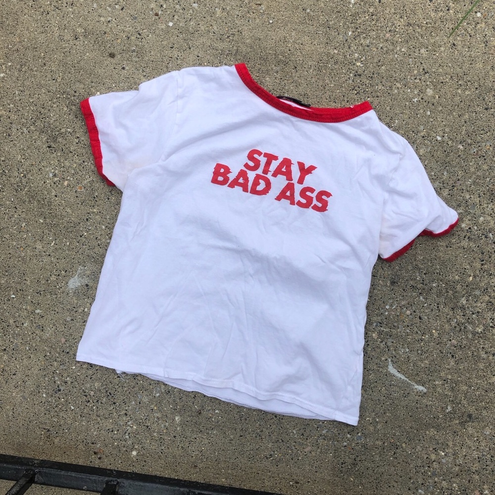 Mini stay bad ass tee from Boohoo